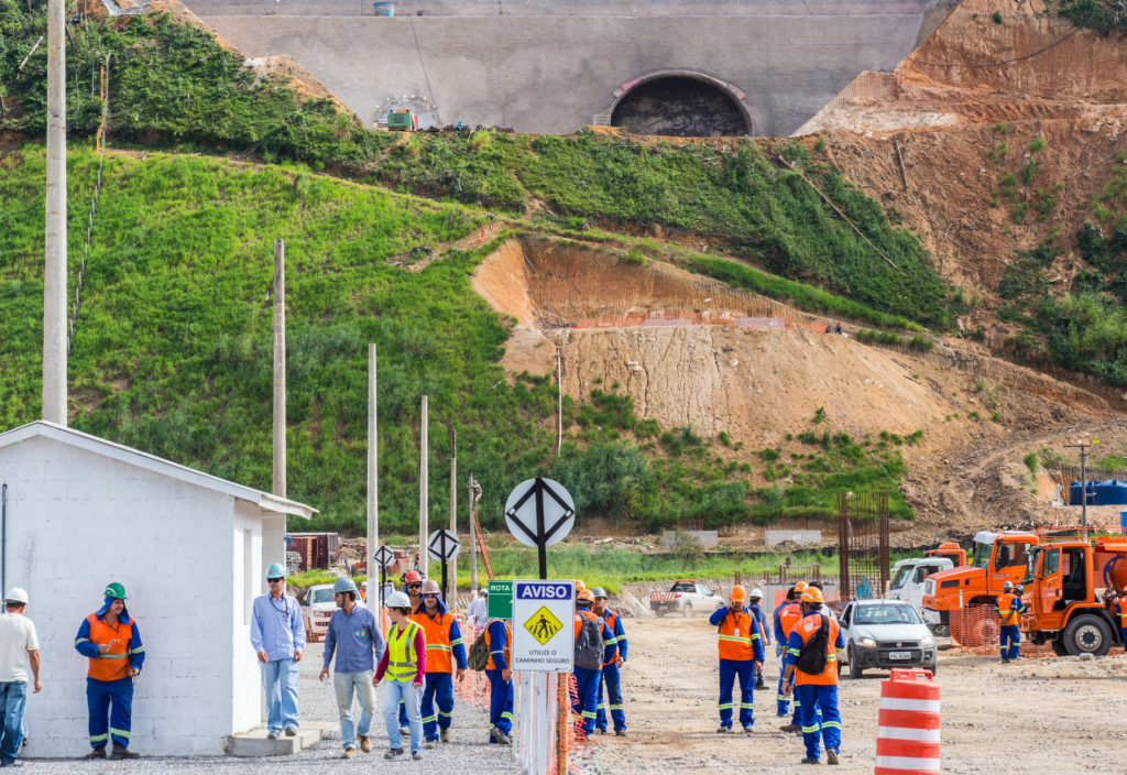 O túnel é considerado o maior do estado de São Paulo, com 3.675 metros (Foto: A2img/Eduardo Saraiva)