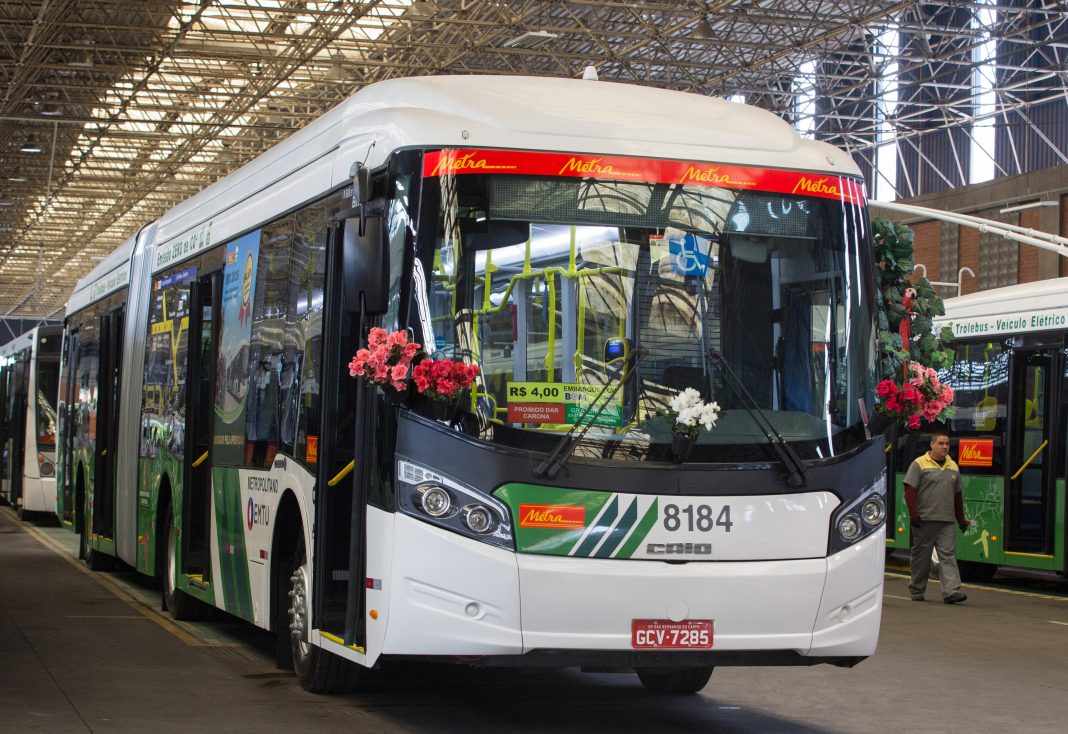 Corredor ABD São Mateus Jabaquara ganha dez novos ônibus elétricos