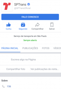 escreva algo na página