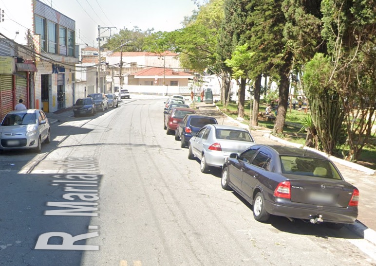 Mulher fica ferida após ser atropelada por moto na Rua Marilândia