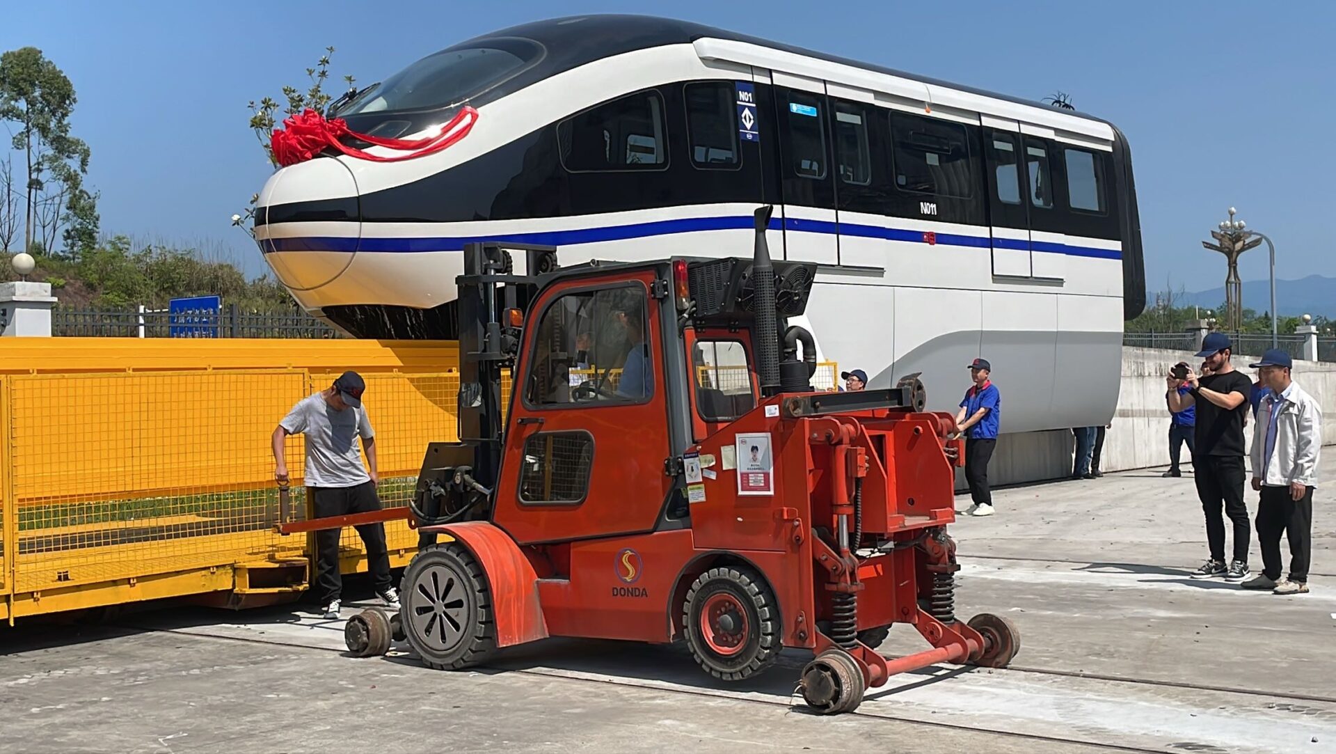 BYD Inicia Processo Para Envio Do Primeiro Trem Da Linha 17 Ouro Ao Brasil