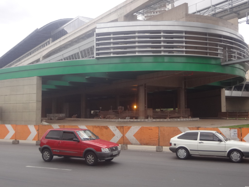 Obras do novo Terminal Vila Prudente