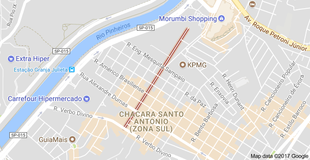 Rua Antônio de Oliveira chácara santo antônio