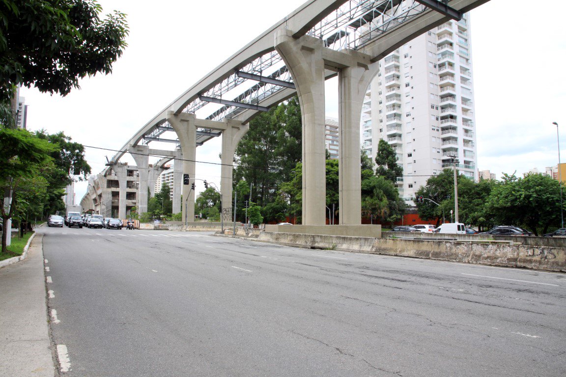 monotrilho linha 17 obras