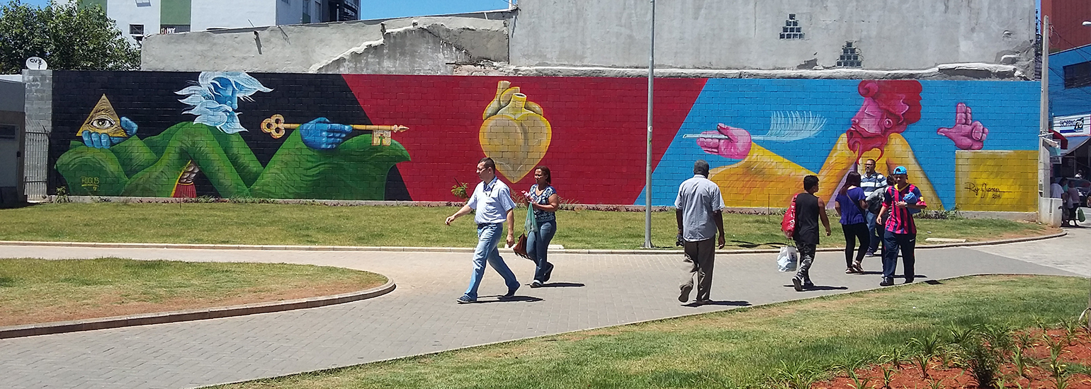 mural estação suzano