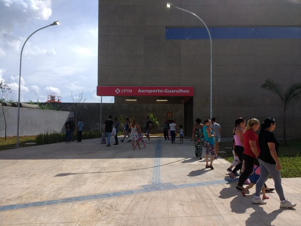 acesso estação aeroporto