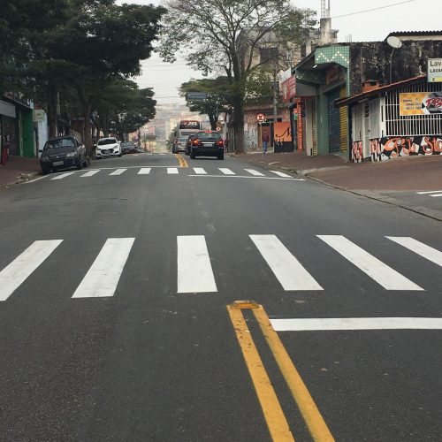 Sinalização Avenida Governador Jânio Quadros ferraz