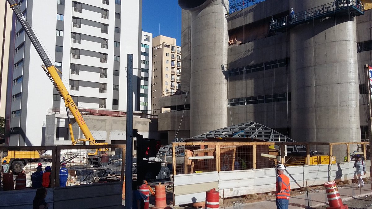 Obras Estação Santa Cruz Linha 5-Lilás