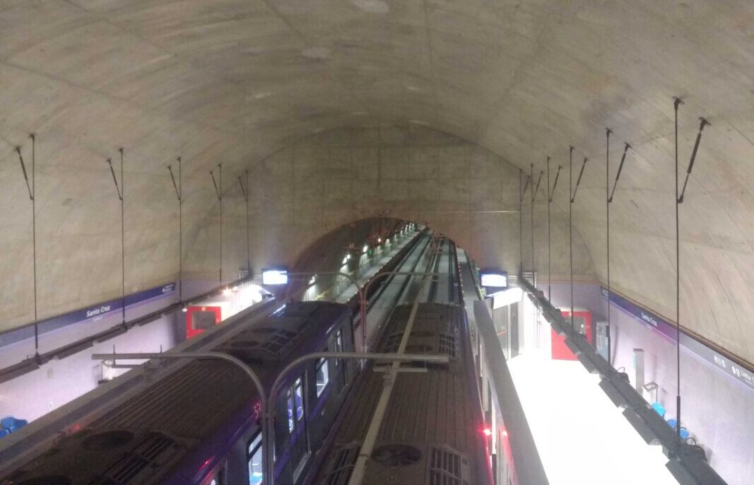 Estação Santa Cruz linha lilás linha 5-lilás