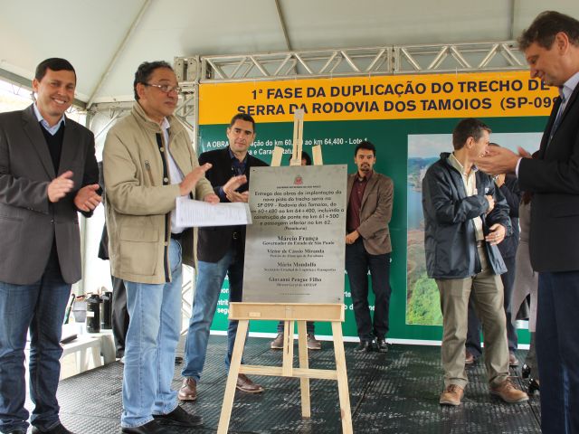 duplicação tamoios foto Rodovia dos Tamoios