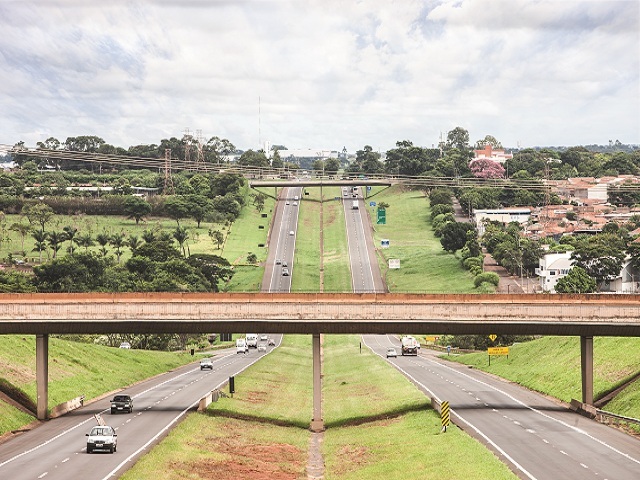 Trânsito nas estradas Natal Ano Novo