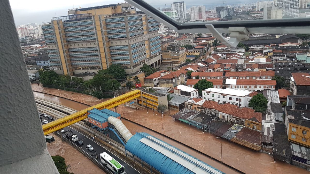 avenida do estado chuva