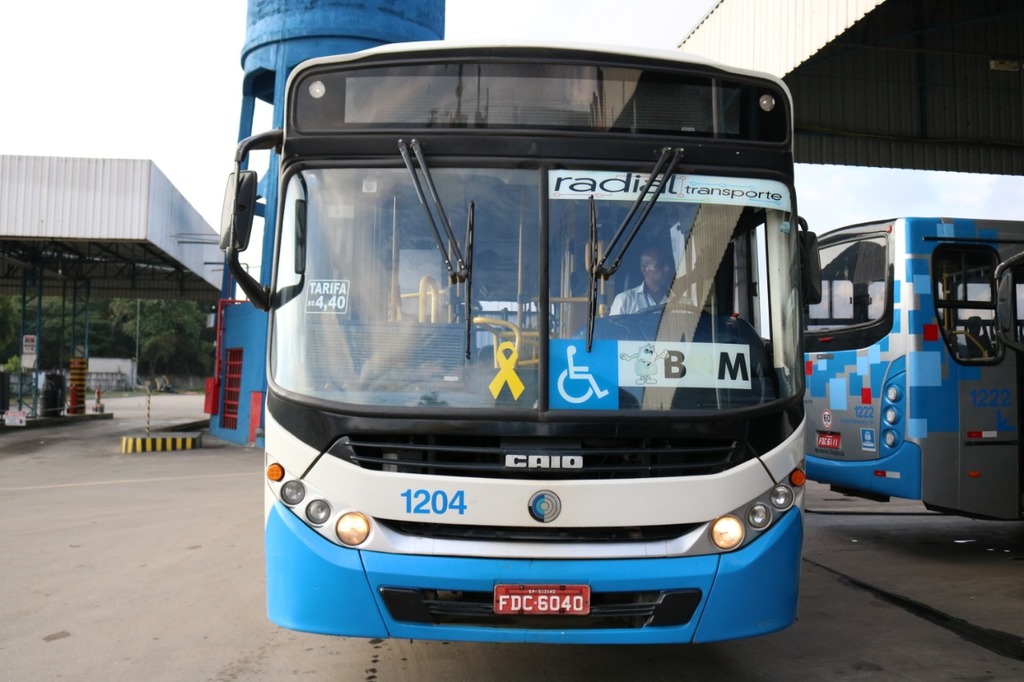 Ônibus Radial Transporte Campanha Maio Amarelo