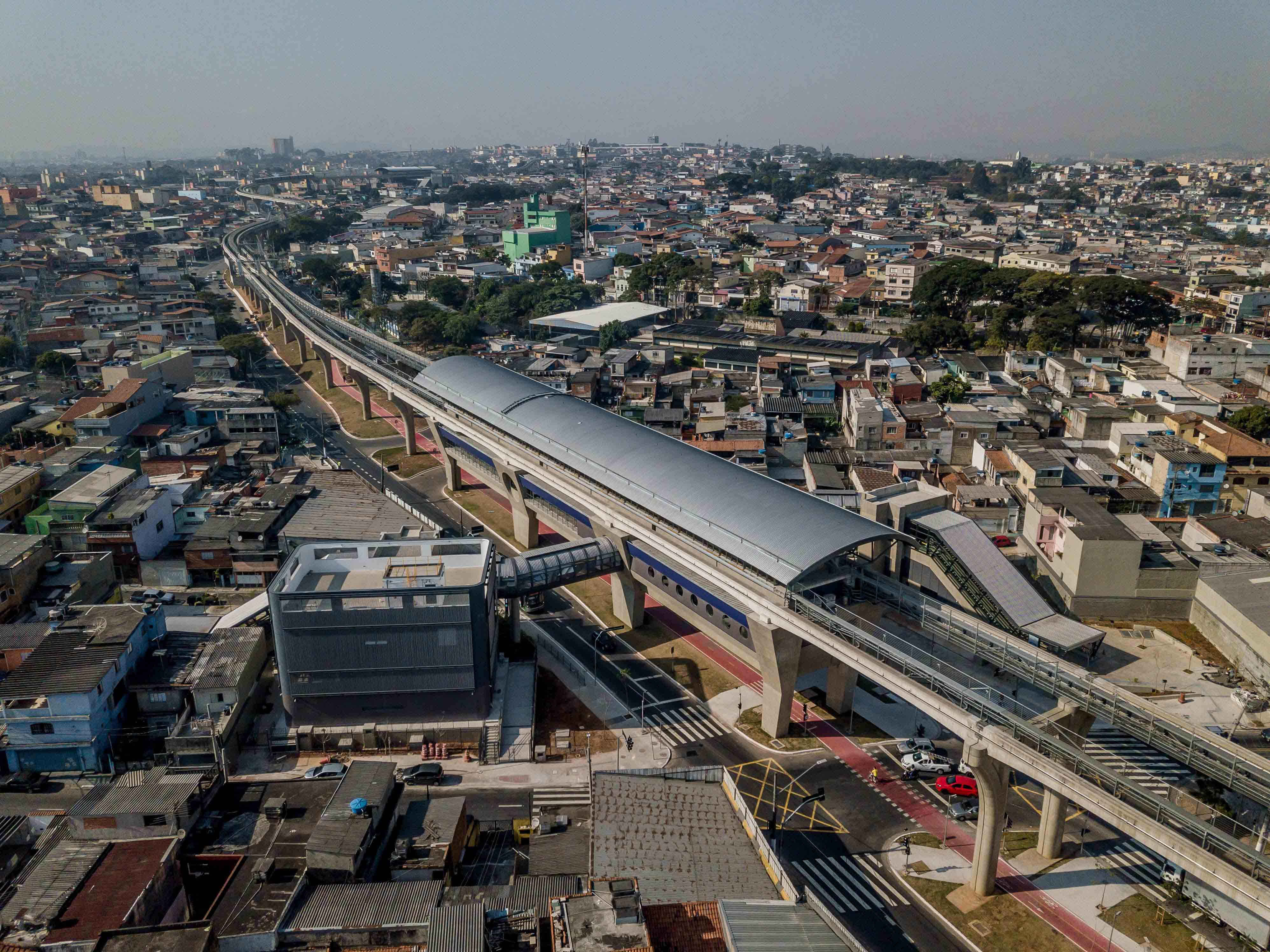 Estação São Lucas vista do alto