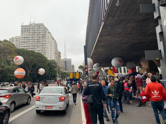 Avenida Paulista Manifestação