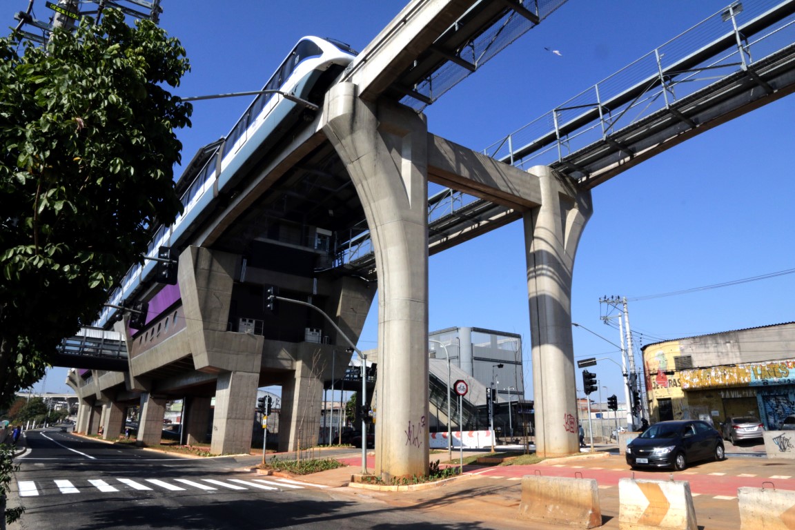 Estação Jardim Planalto por baixo