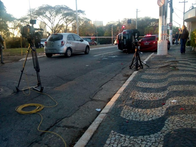 Ocorrência policial na Avenida dos Bandeirantes