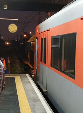 Trem quebrou na estação Jardim Helena-Vila Mara da Linha 12-Safira