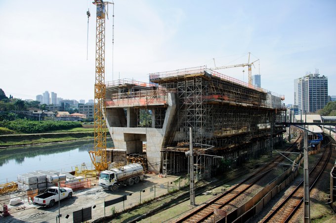 Obras na Estação Morumbi pela Linha 9-Esmeralda