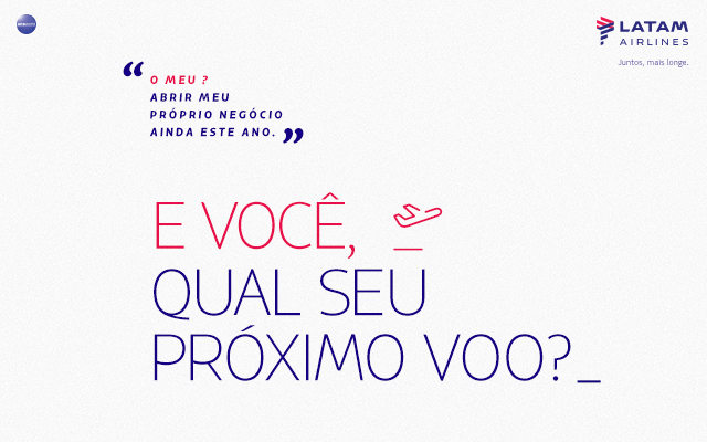 Qual seu próximo voo