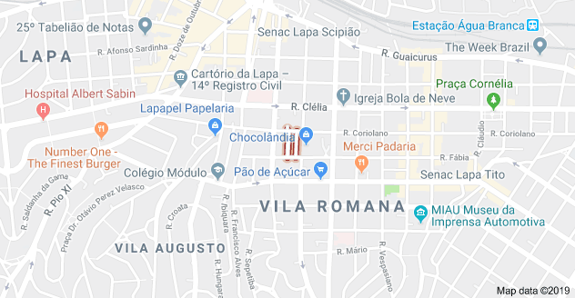 Rua Antônio Calafiori Vila Romana