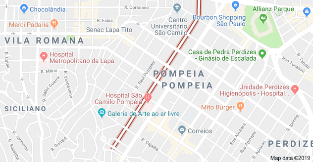 Rua Barão do Bananal na Pompeia