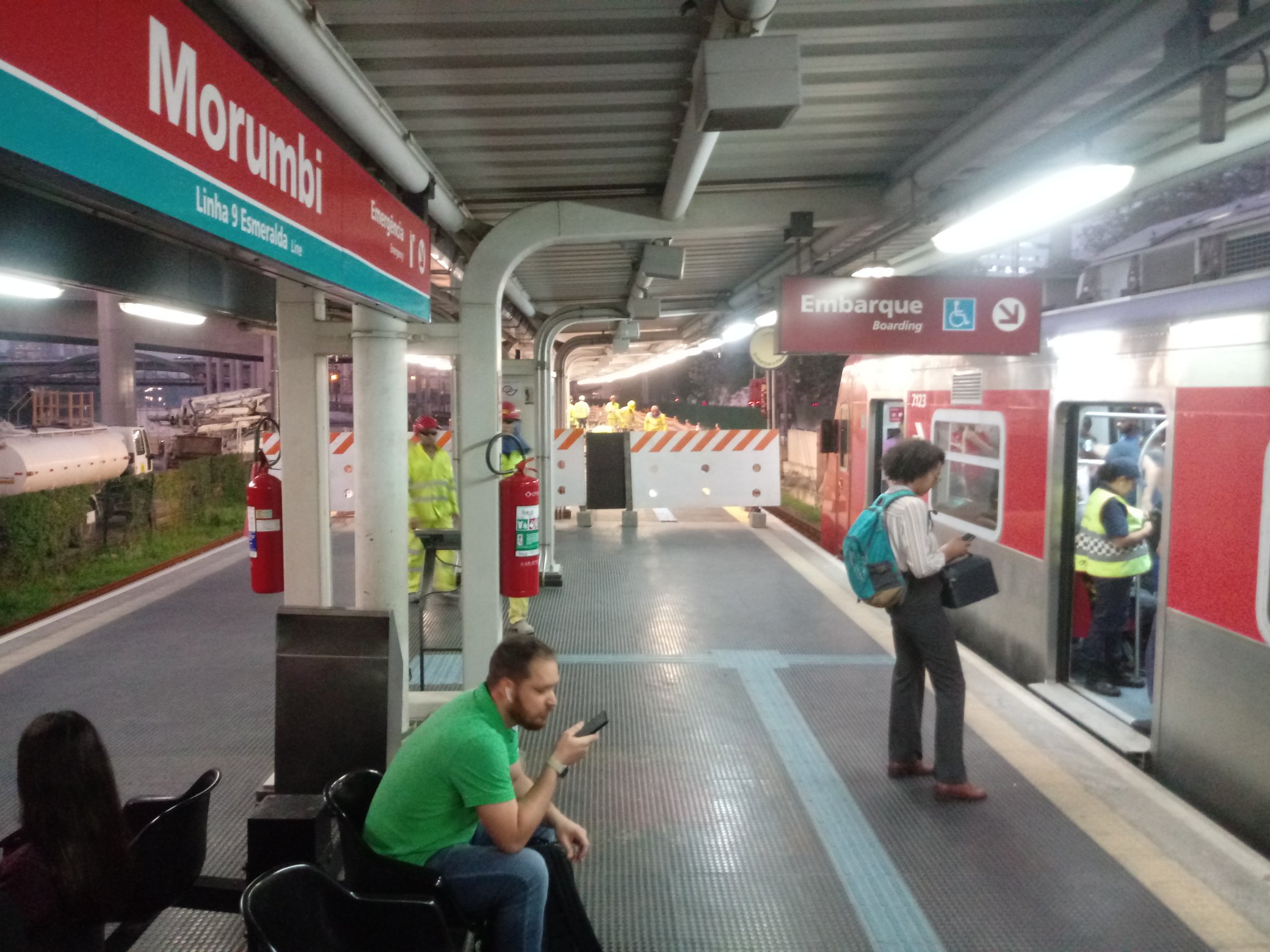 Estação Morumbi da Linha 9-Esmeralda