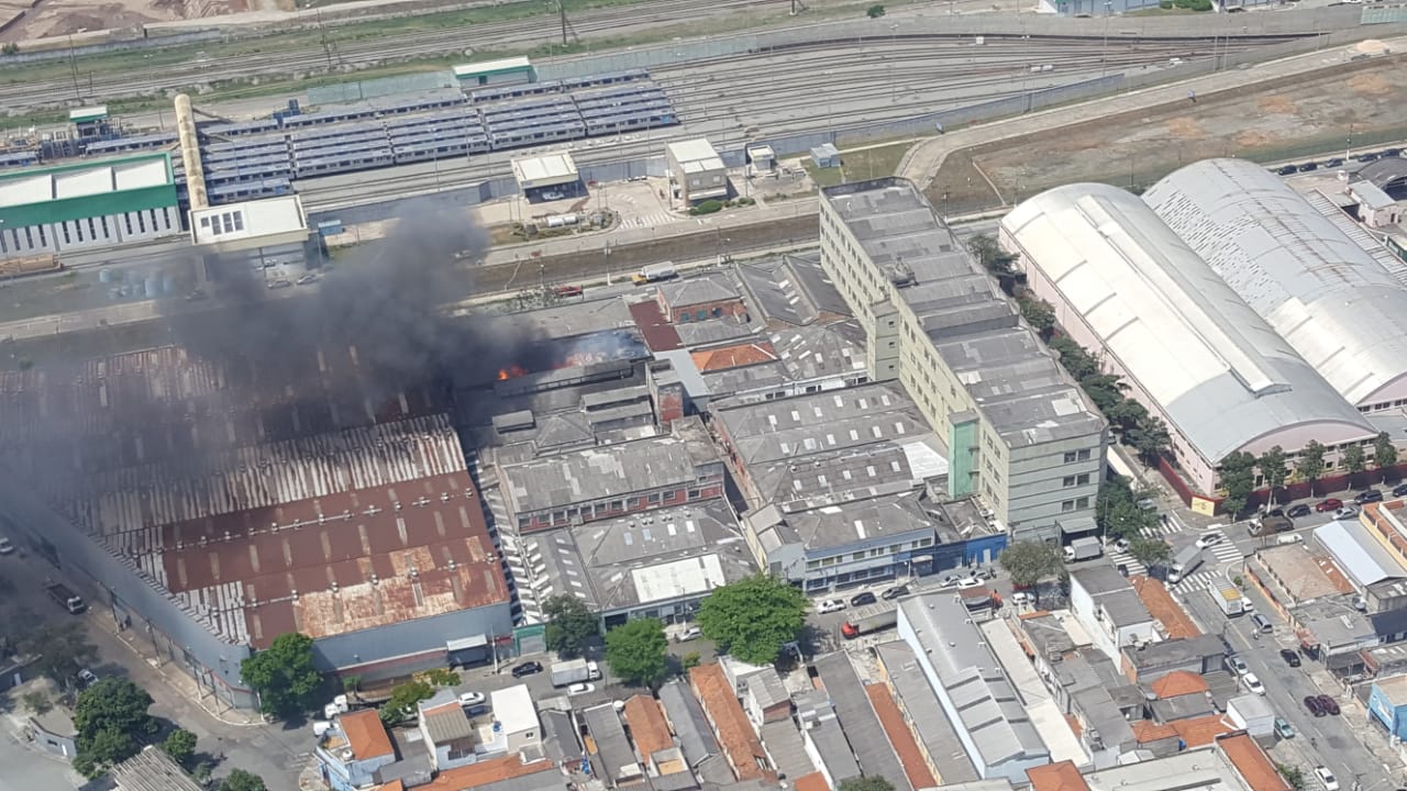 Incêndio na Avenida Presidente Wilson