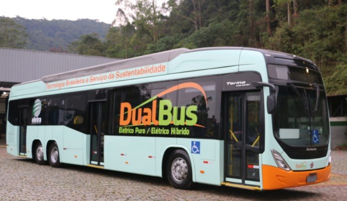 Ônibus elétrico híbrido DualBus