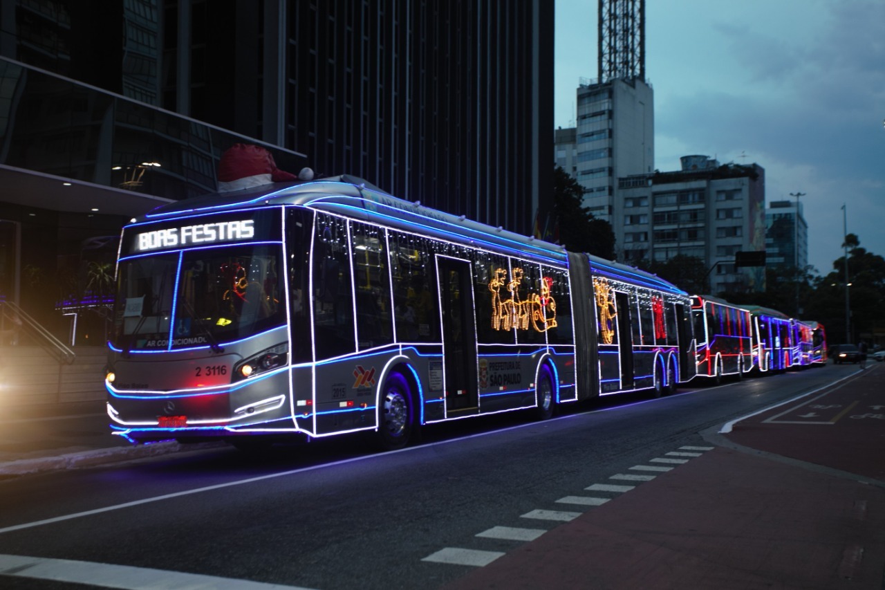 Ônibus natalinos São Paulo