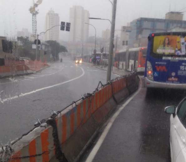 Alagamentos em São Paulo Avenida Francisco Morato