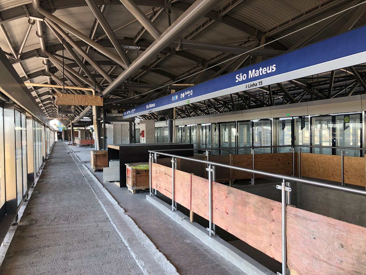 Estação São Mateus Linha 15-Prata