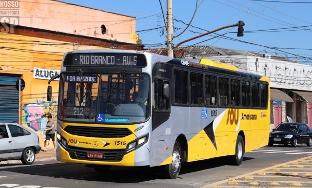 Tarifa de ônibus em Americana Interior