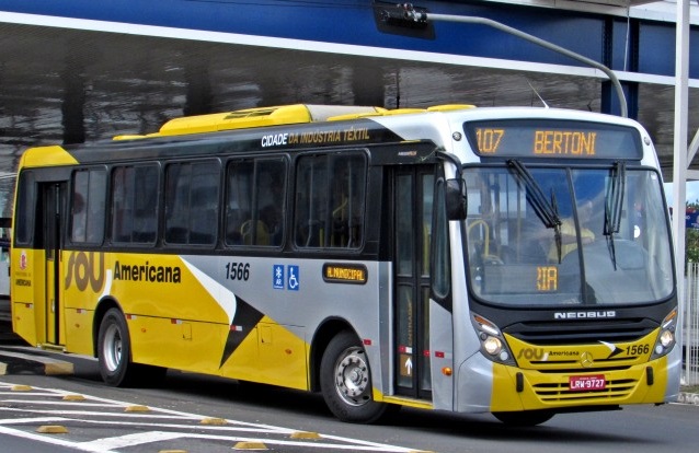 Tarifa de ônibus em Americana