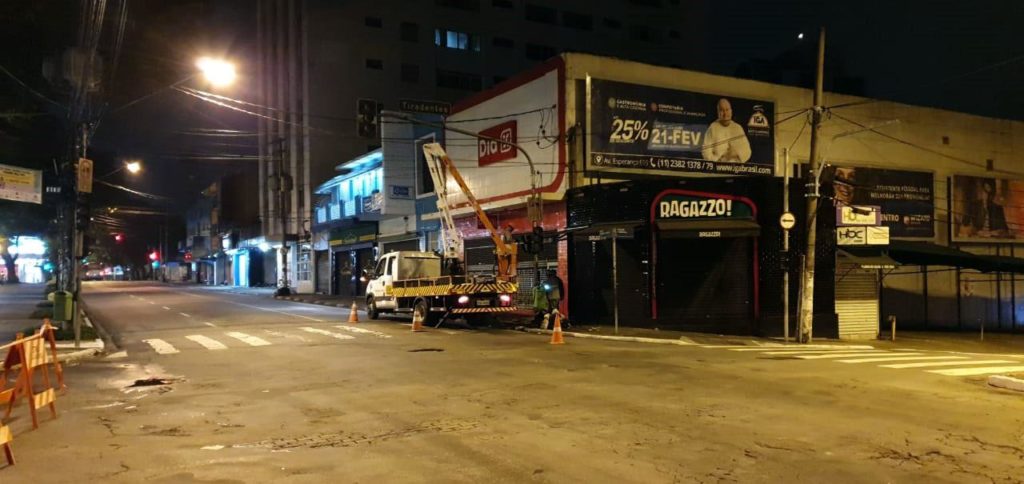 Semáforos Praça Getúlio Vargas