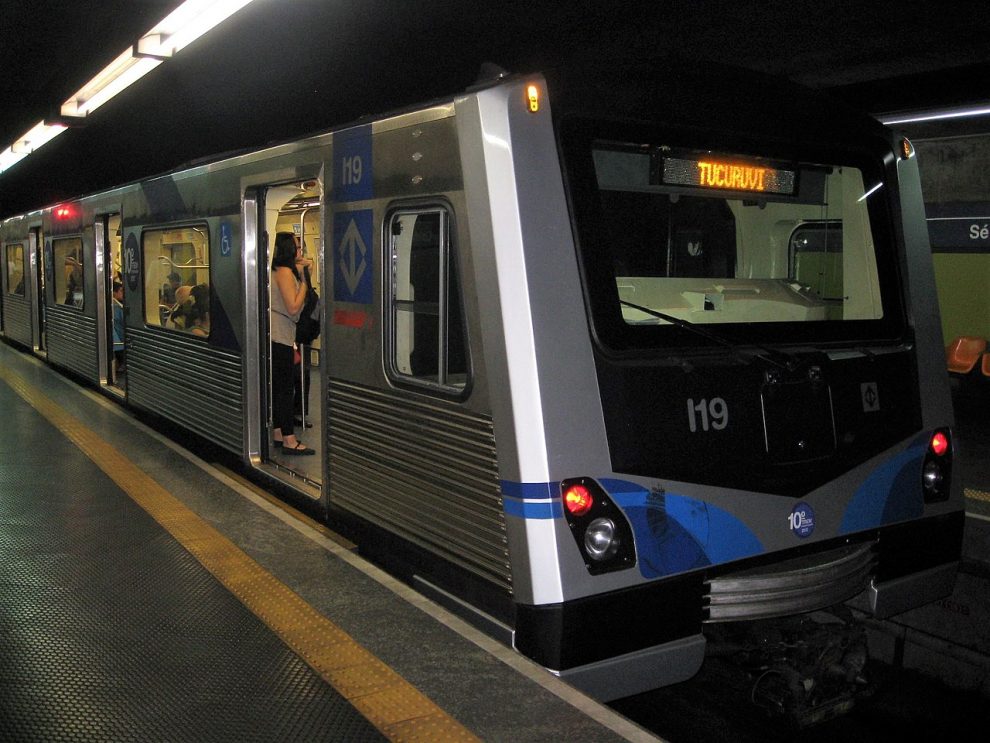 Trem frota I Metrô Linha 1-Azul
