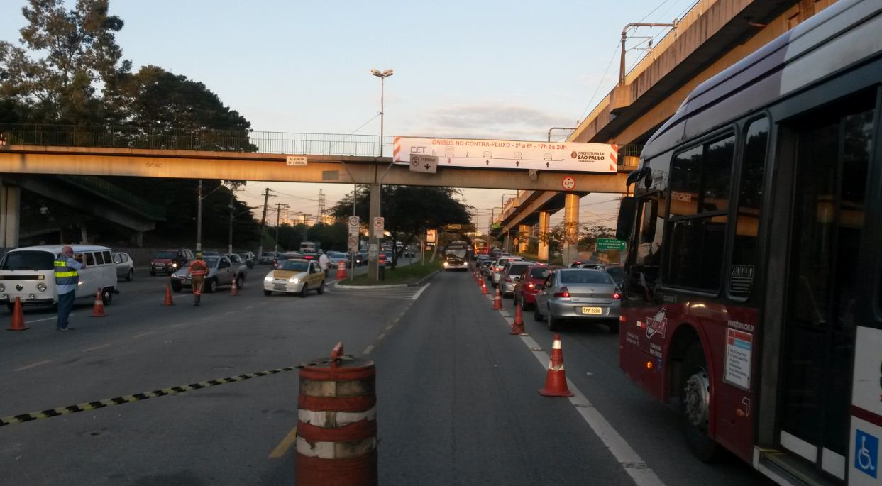 Faixas reversíveis São Paulo