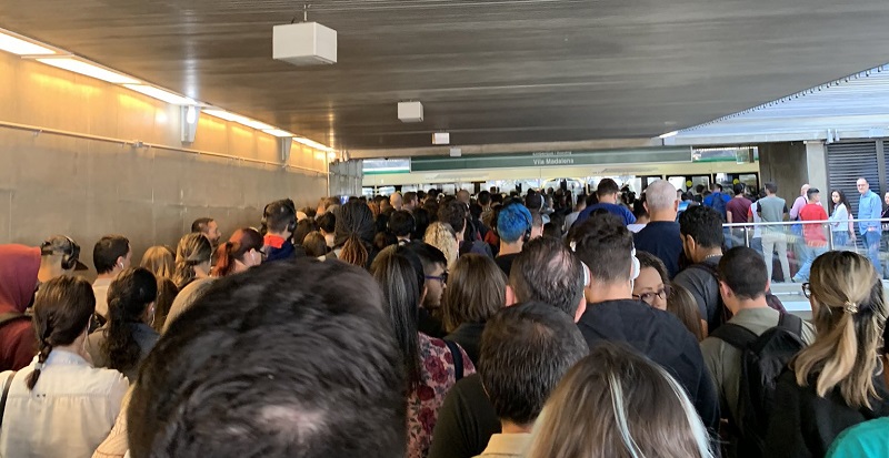 Estação Tamanduateí Lotação Linha 2-Verde