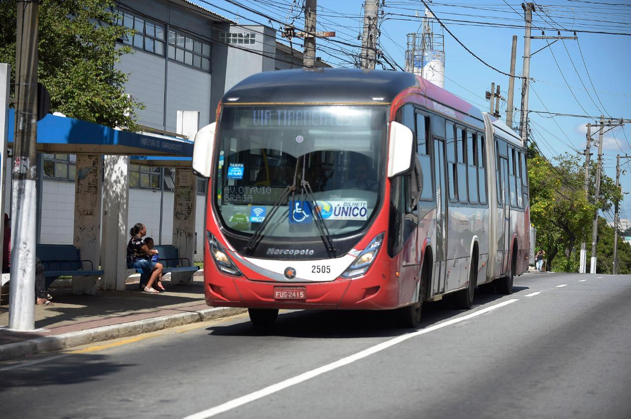 Frota de ônibus Ônibus Guarulhos Tiradentes