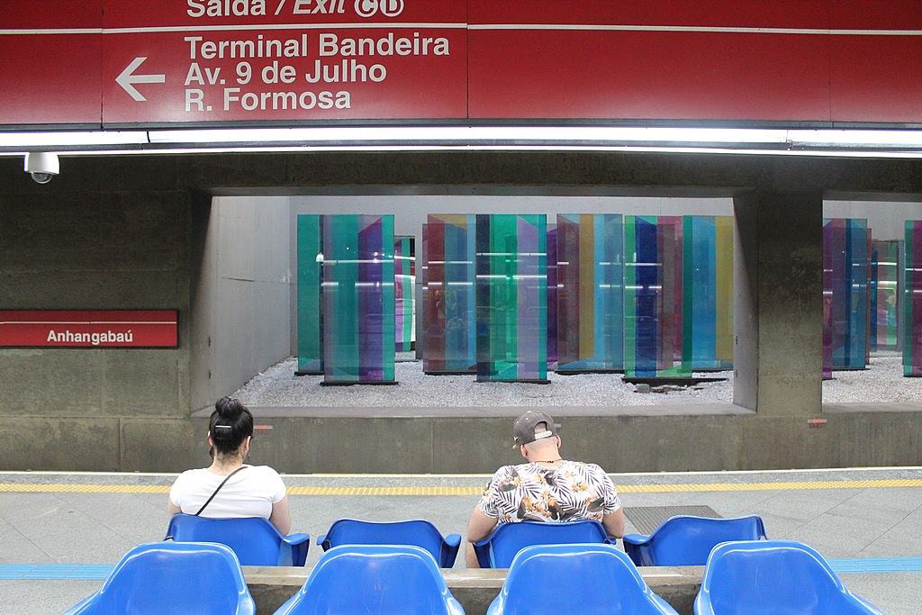 Estação Anhangabaú Linha 19-Celeste