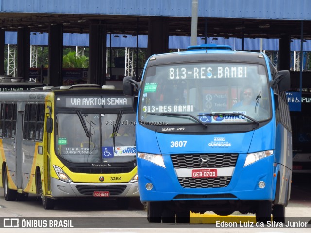 Ônibus rodando em Guarulhos