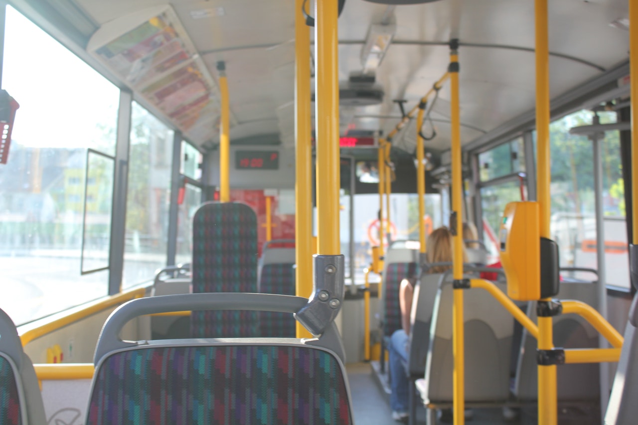 Interior do ônibus