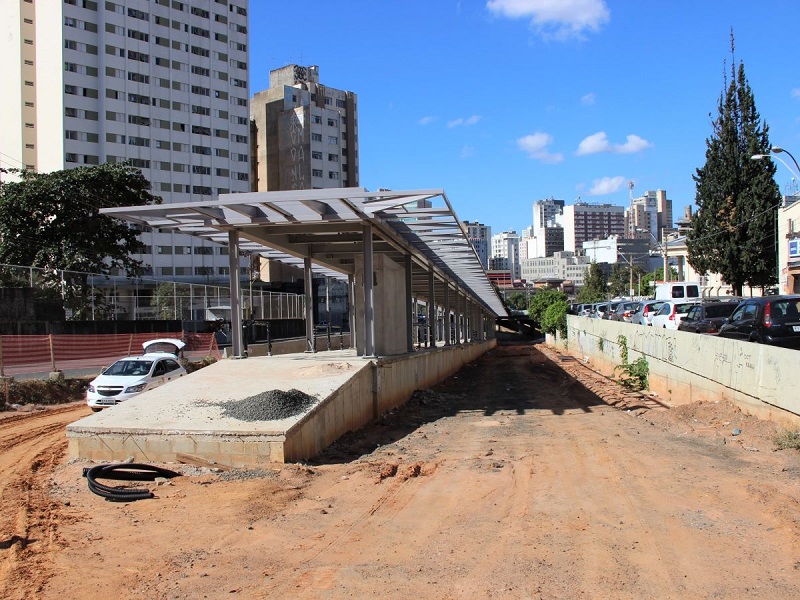 Obras do BRT Campinas Campo Grande