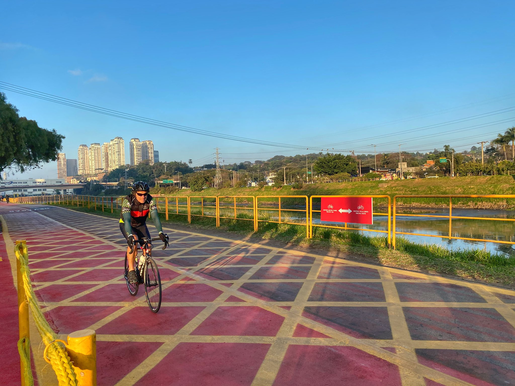 Reabertura Ciclofaixa Rio Pinheiros