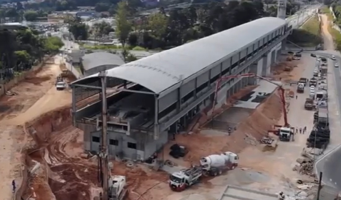 Vídeo: Obras da futura estação Mendes-Vila Natal