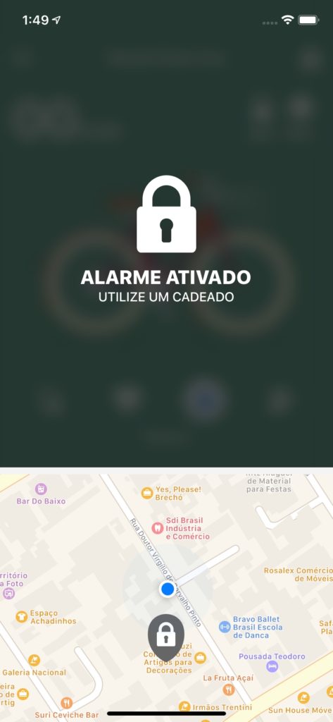 Vela 2 App Bloqueado