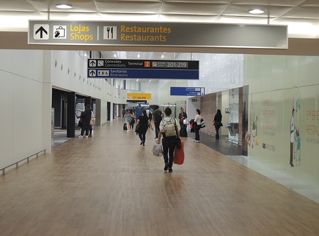 Terminal 2 em Guarulhos