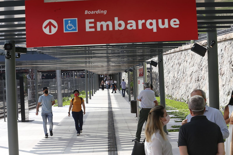 Governo estadual entrega ligação entre a Estação da Luz da CPTM e