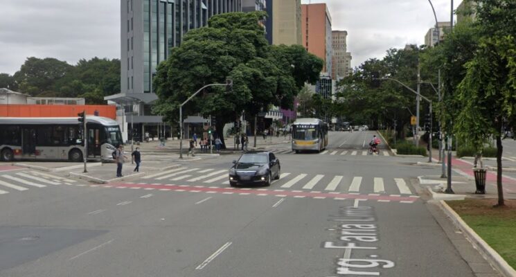 Faria Lima com Rebouças passeio ciclístico