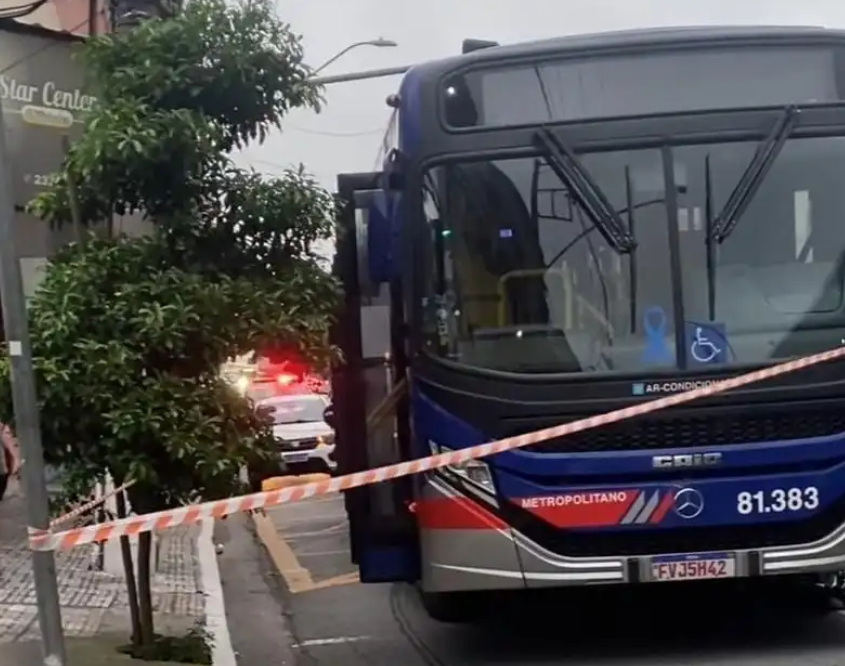Homem é atropelado por ônibus em São Bernardo do Campo